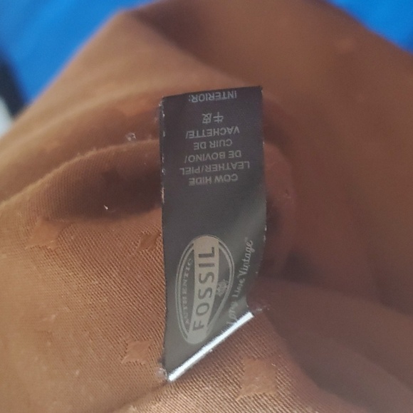 Women’s Fossil Long Live Vintage Leather Explorer Hobo Bag - Picture 11 of 12